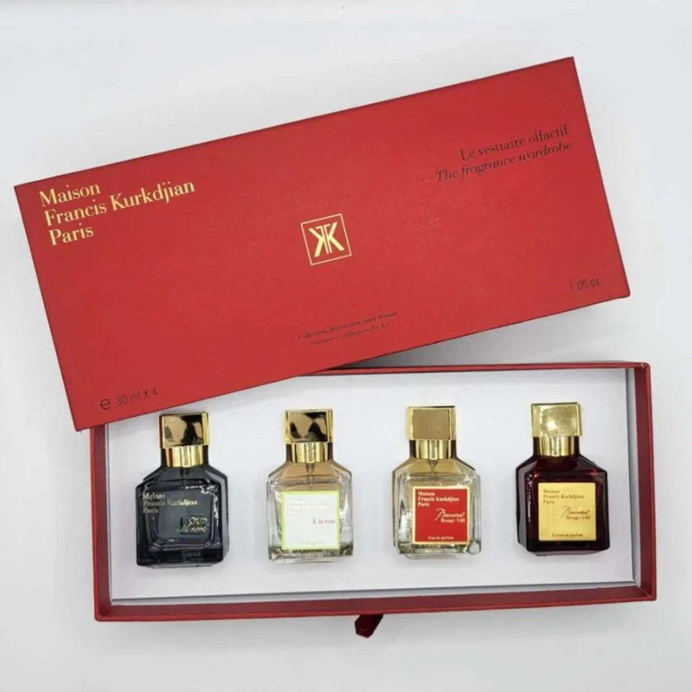 Coffret Maison Francis Kurkdjian – Fragrance Wardrobe Eau de Parfum (4 x 30ml)