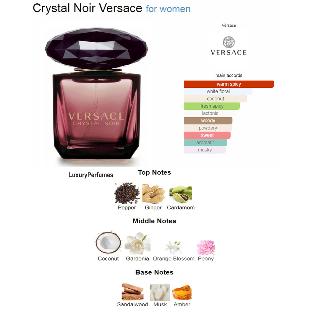 Versace Crystal Noir Eau de Parfum 90ml