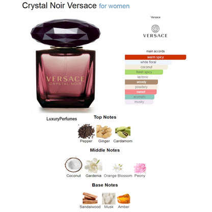 Versace Crystal Noir Eau de Parfum 90ml