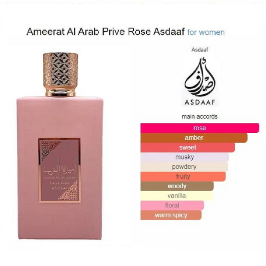 Lattafa Ameerat Al Arab Prive Rose – Eau de Parfum Femme