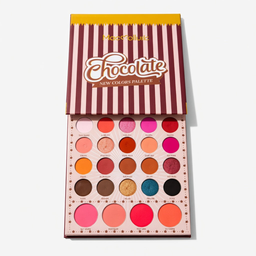Palette Multi-Usage Chocolate New Colors – 24 Nuances Haute Pigmentation